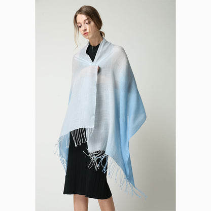 merino wool tie dye wool scarf