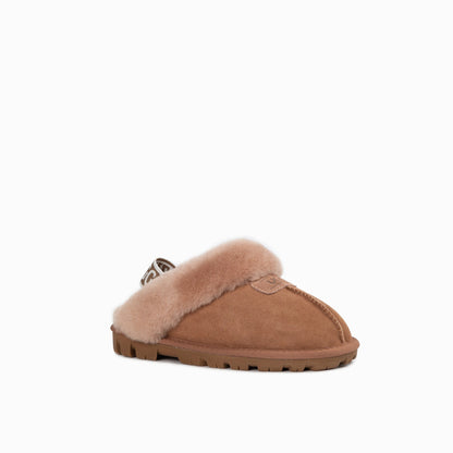 Ugg Kids Coquette  Slipper (Elastic Backstrap)( Water Resistant)
