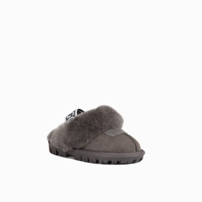 Ugg Kids Coquette  Slipper (Elastic Backstrap)( Water Resistant)