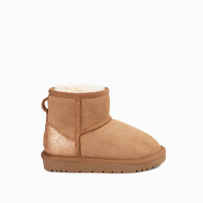 Ugg Kids Classic Mini (Glitz) Boots (Water Resistant)