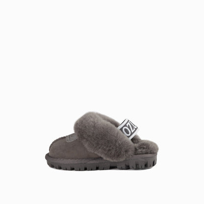 Ugg Kids Coquette  Slipper (Elastic Backstrap)( Water Resistant)