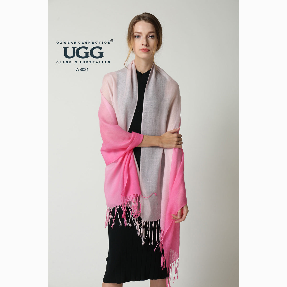 merino wool tie dye wool scarf