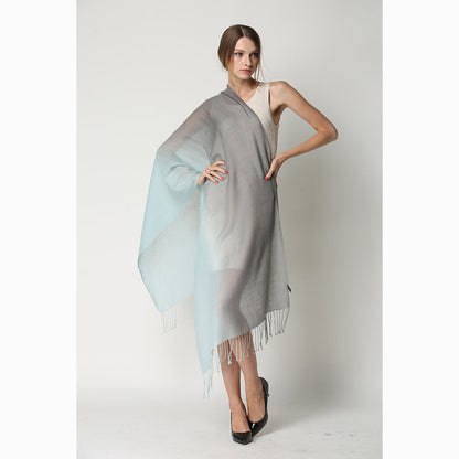 merino wool tie dye wool scarf
