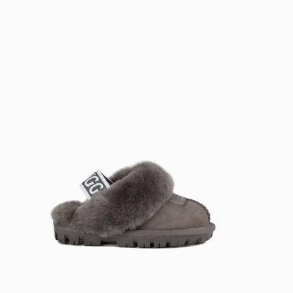 Ugg Kids Coquette  Slipper (Elastic Backstrap)( Water Resistant)