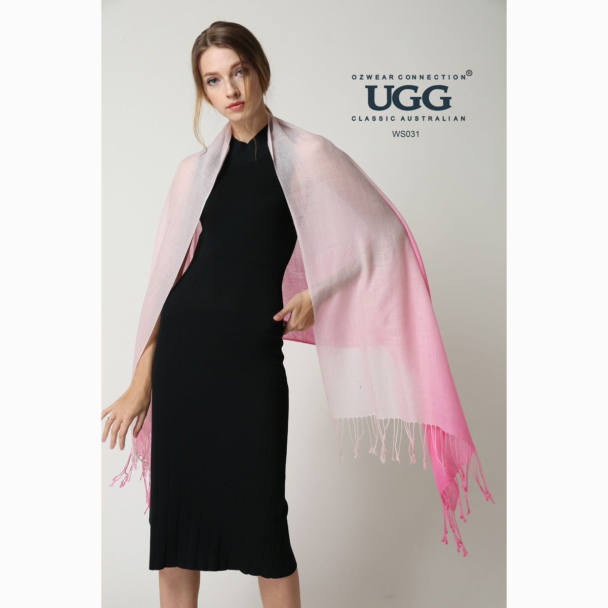 merino wool tie dye wool scarf