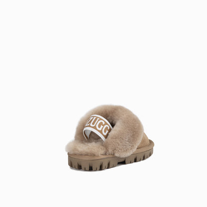 Ugg Kids Coquette  Slipper (Elastic Backstrap)( Water Resistant)