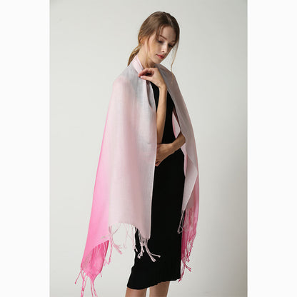 merino wool tie dye wool scarf