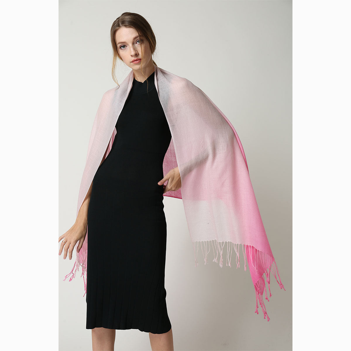 merino wool tie dye wool scarf