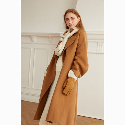 sheepskin wool scarf