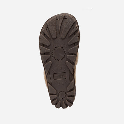 UGG Violet Matelassé Shearling Slipper (Elastic Logo, Detachable Feature)