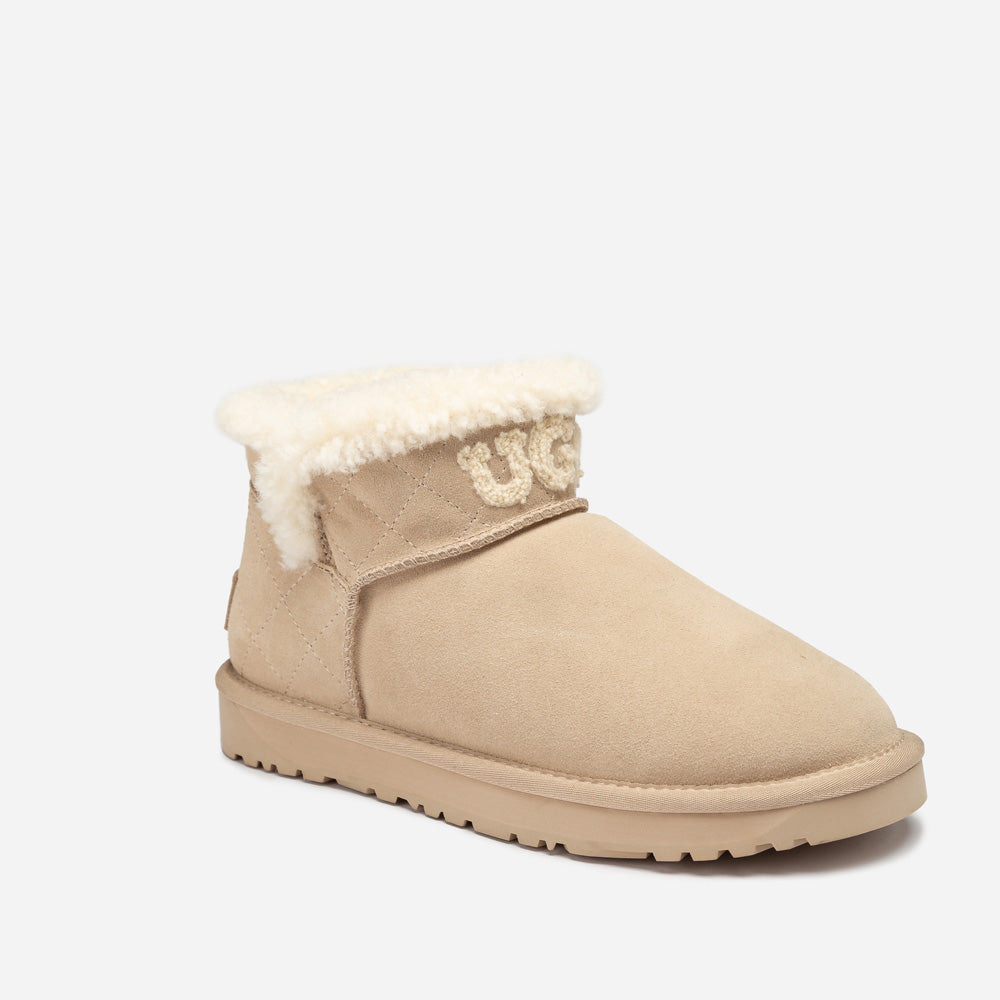 Ugg Bondi Matelassé Shearling Ultra Mini Boot