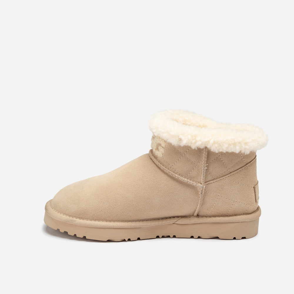 Ugg Bondi Matelassé Shearling Ultra Mini Boot