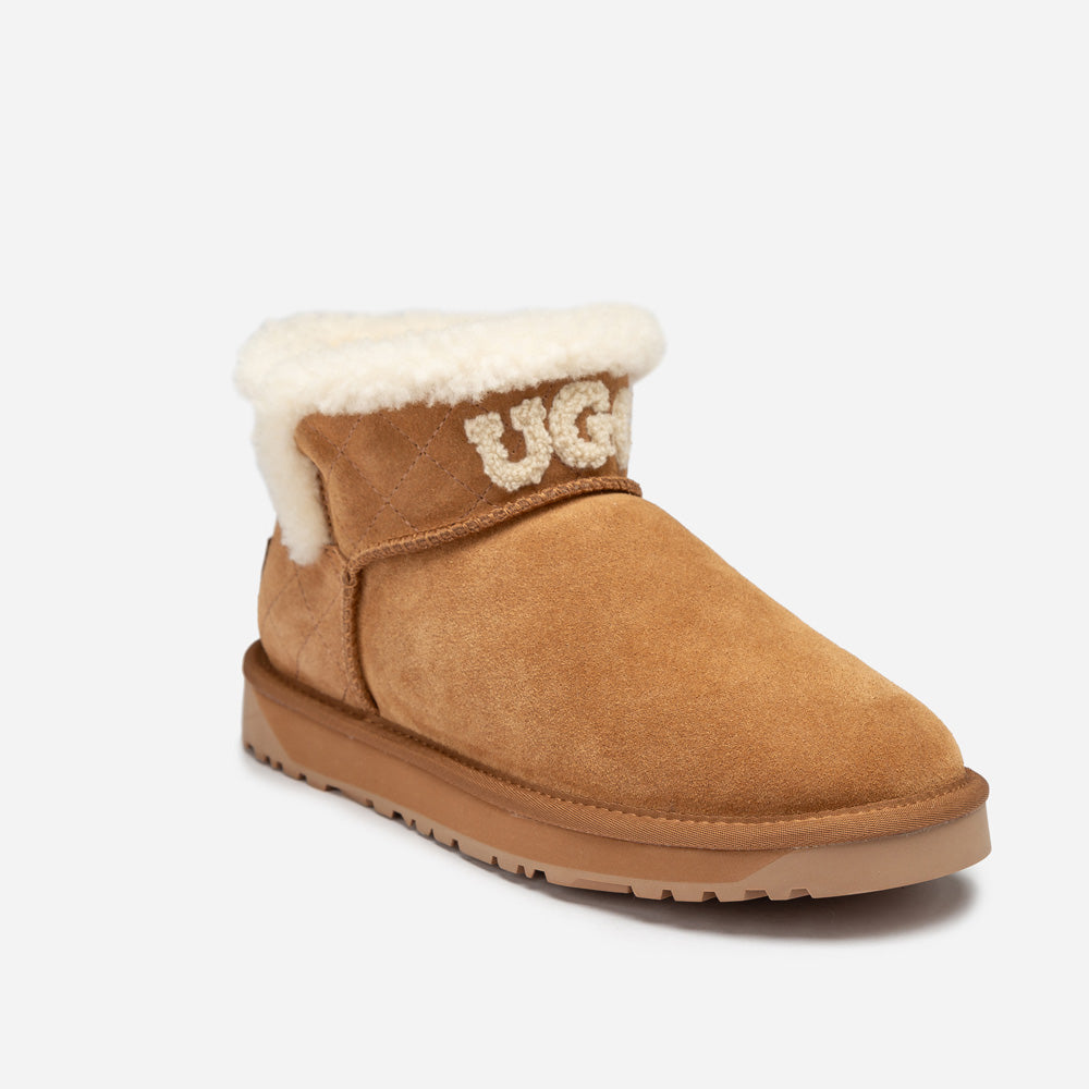 Ugg Bondi Matelassé Shearling Ultra Mini Boot