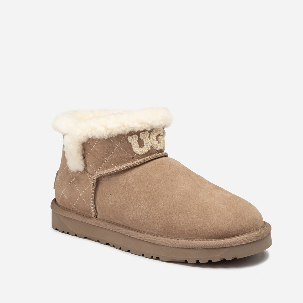 Ugg Bondi Matelassé Shearling Ultra Mini Boot