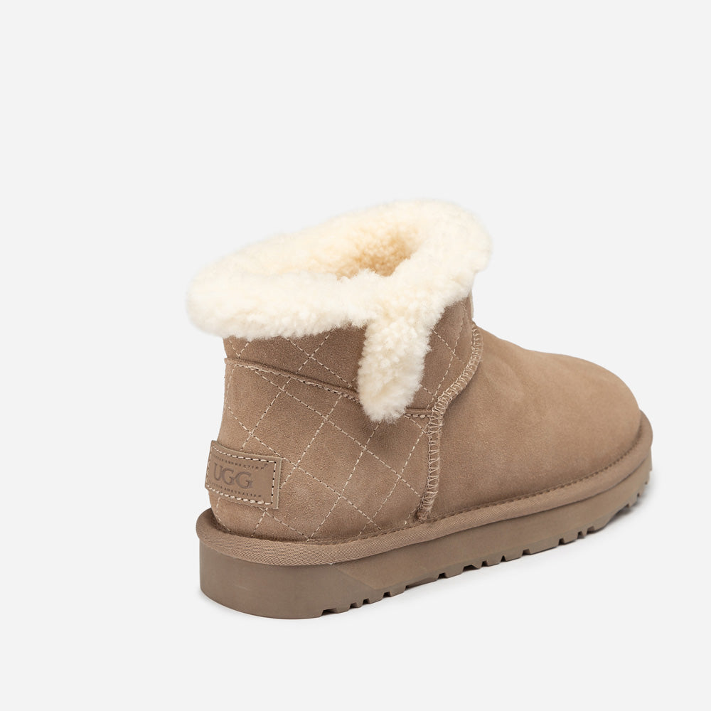Ugg Bondi Matelassé Shearling Ultra Mini Boot