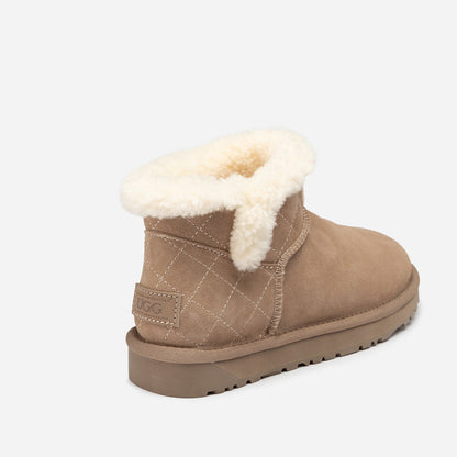 Ugg Bondi Matelassé Shearling Ultra Mini Boot