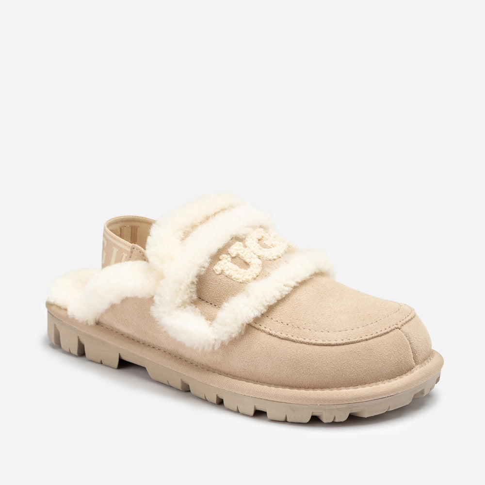 Ugg Violet Shearling Slipper (Elastic Logo) (Detachable Feature)