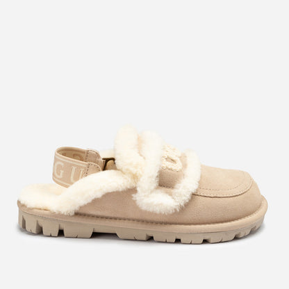 Ugg Violet Shearling Slipper (Elastic Logo) (Detachable Feature)