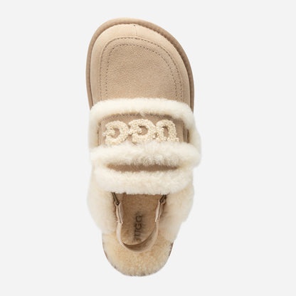 Ugg Violet Shearling Slipper (Elastic Logo) (Detachable Feature)