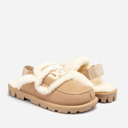 Ugg Violet Shearling Slipper (Elastic Logo) (Detachable Feature)