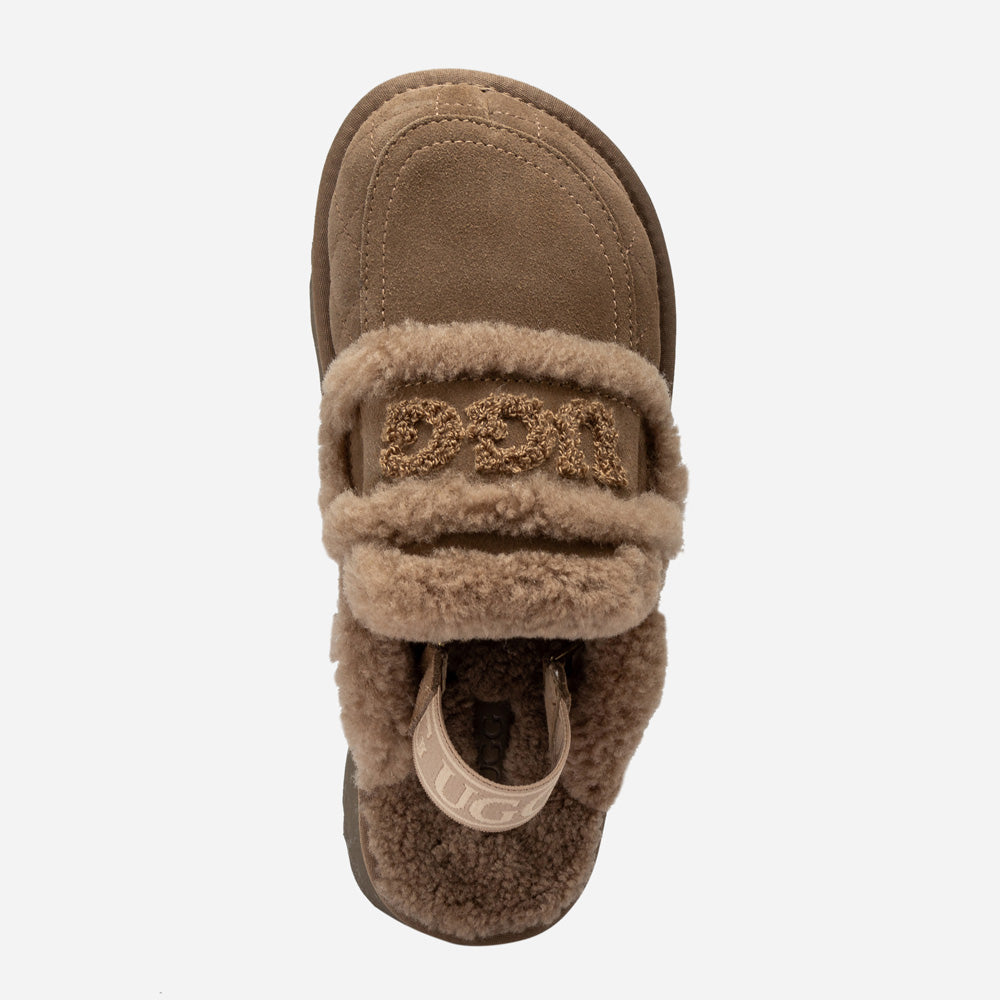 Ugg Violet Matelassé Shearling Platform Slipper (Detachable Feature)