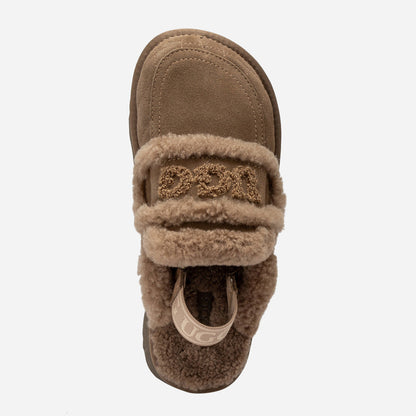Ugg Violet Matelassé Shearling Platform Slipper (Detachable Feature)
