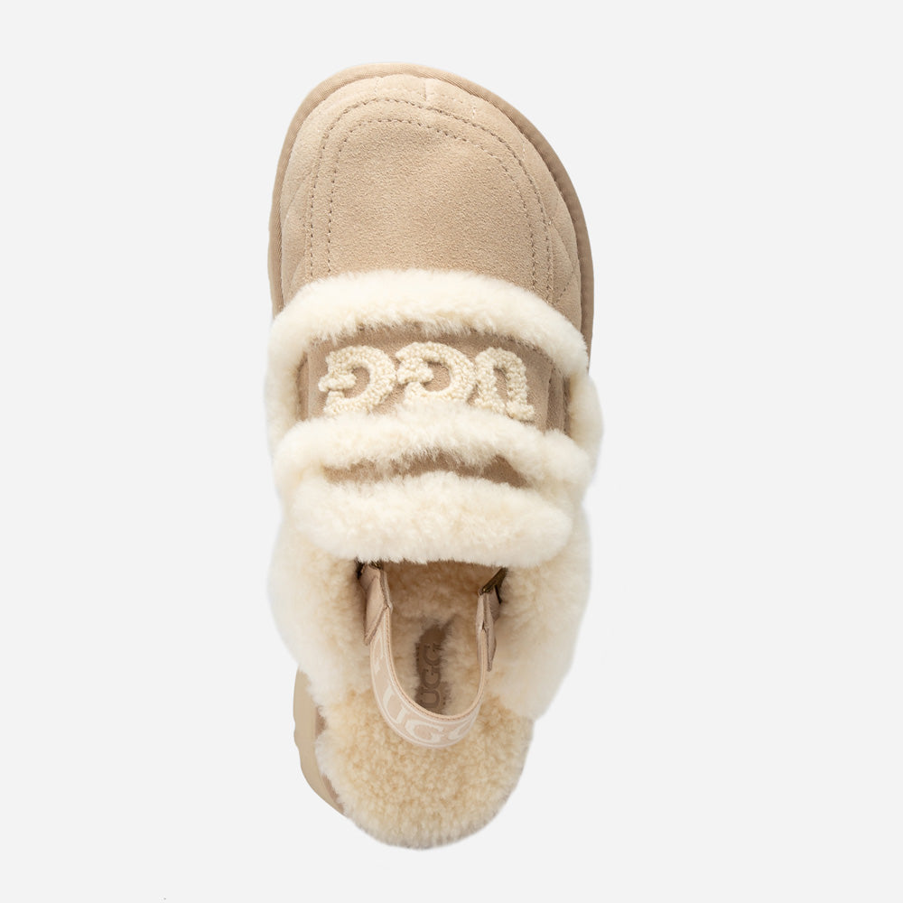 Ugg Violet Matelassé Shearling Platform Slipper (Detachable Feature)