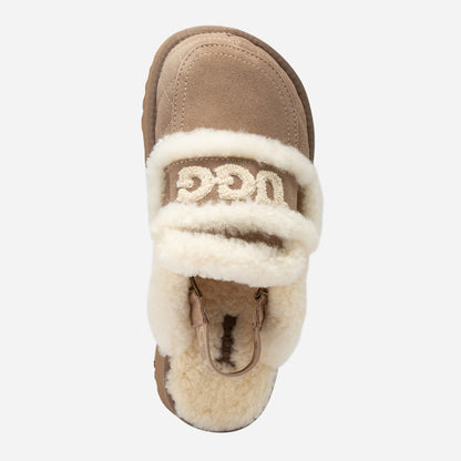 Ugg Violet Matelassé Shearling Platform Slipper (Detachable Feature)