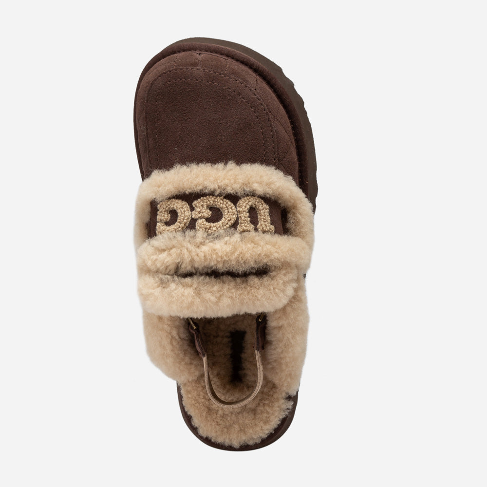 Ugg Violet Matelassé Shearling Platform Slipper (Detachable Feature)