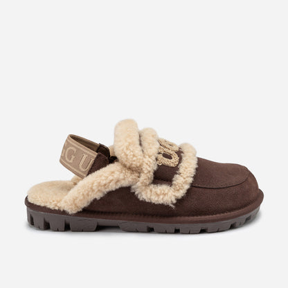 Ugg Violet Shearling Slipper (Elastic Logo) (Detachable Feature)