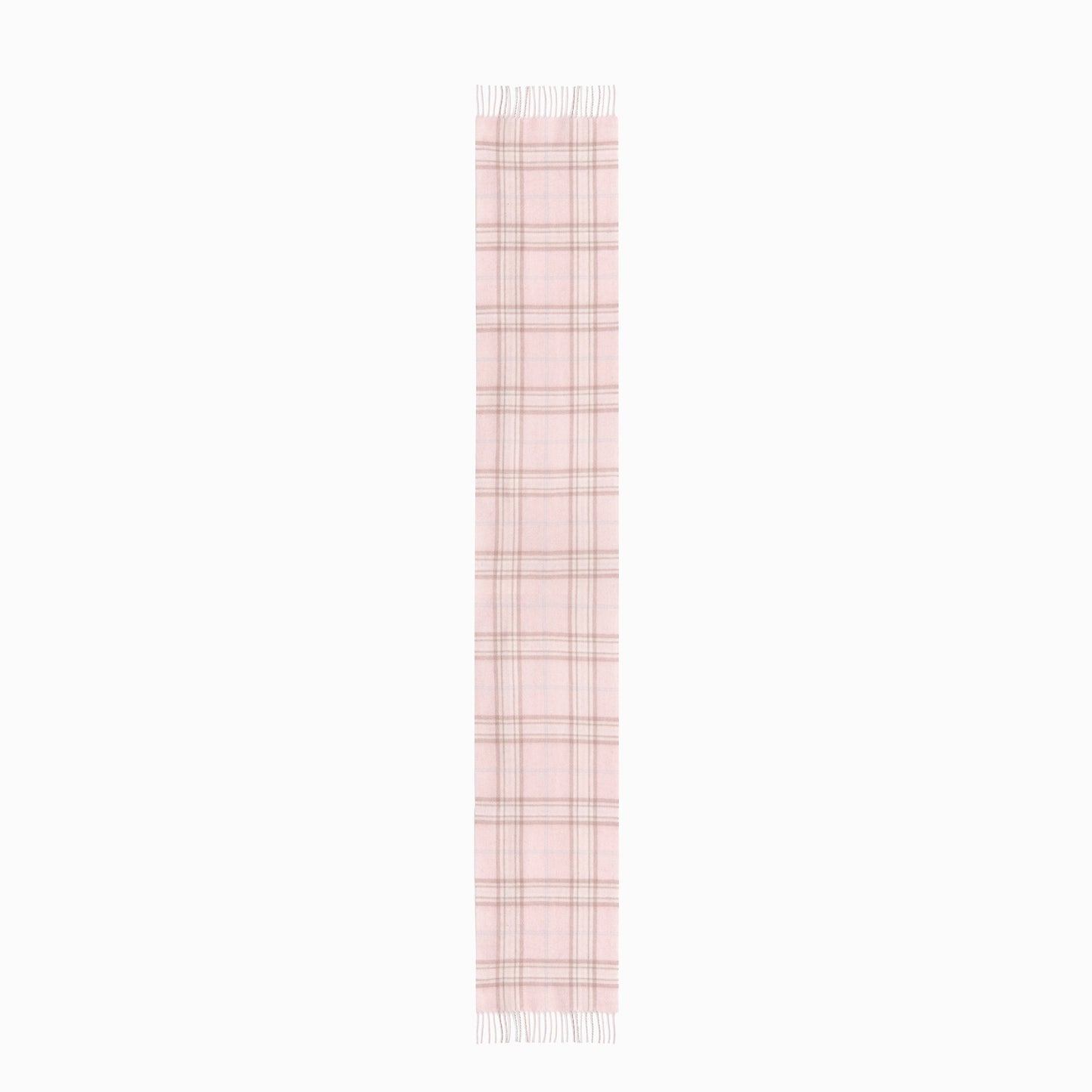 100% Wool Scarf Pink Check