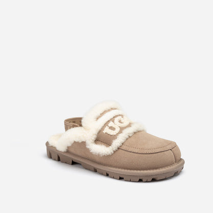 Ugg Violet Shearling Slipper (Elastic Logo) (Detachable Feature)