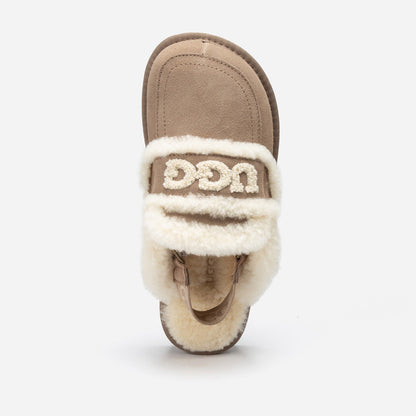Ugg Violet Shearling Slipper (Elastic Logo) (Detachable Feature)