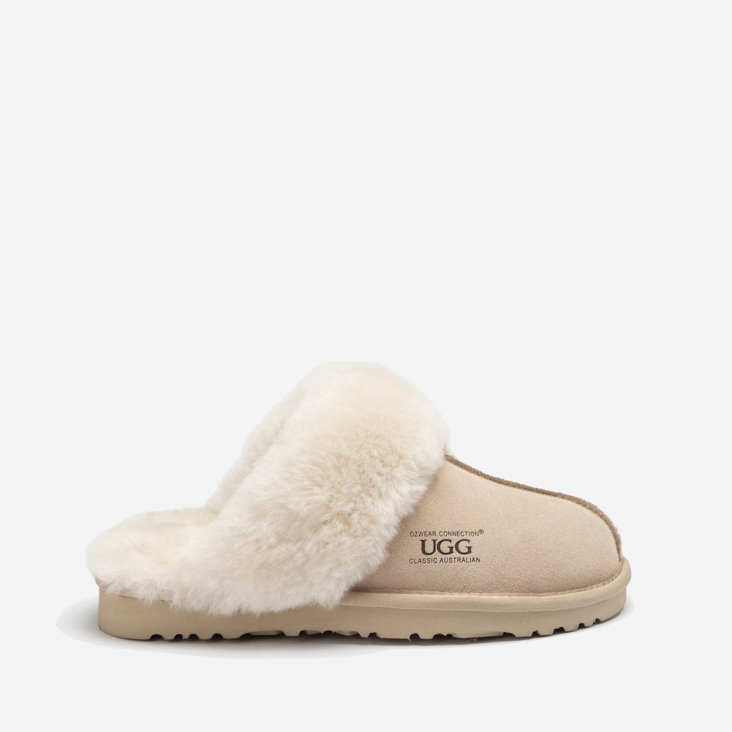 Ugg Slippers Premium Australia Sheepskin Unisex Scuffete Suede (Unisex Cow Suede)