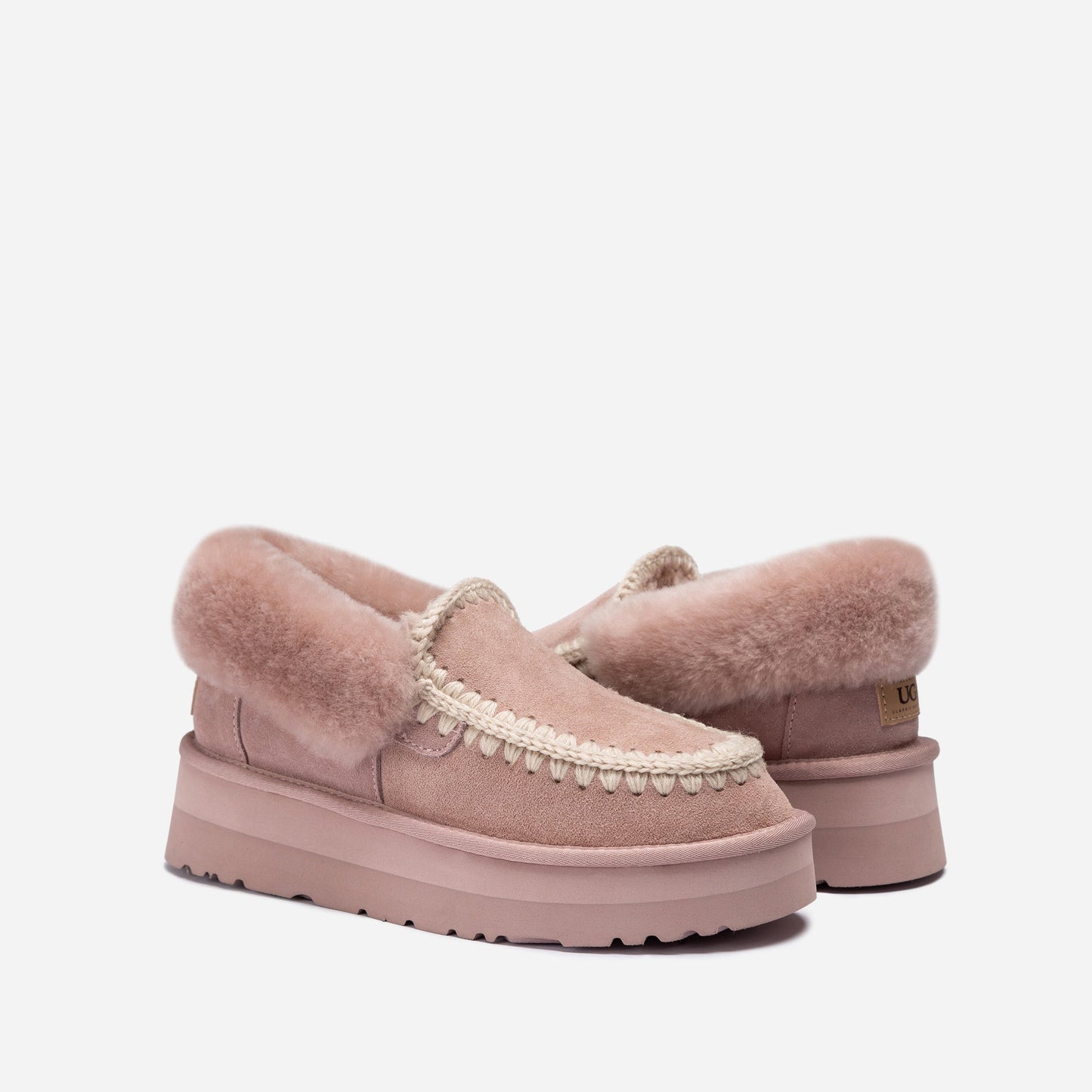 Ugg Eskimo Platform Collar Moccasin