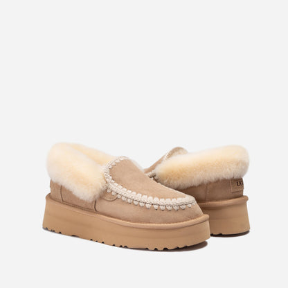 Ugg Eskimo Platform Collar Moccasin