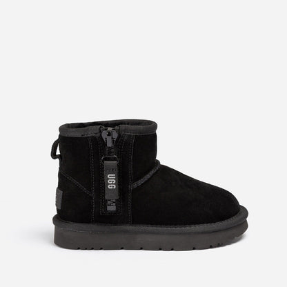 Ugg Kids Mini Zipper Tape Logo Boots