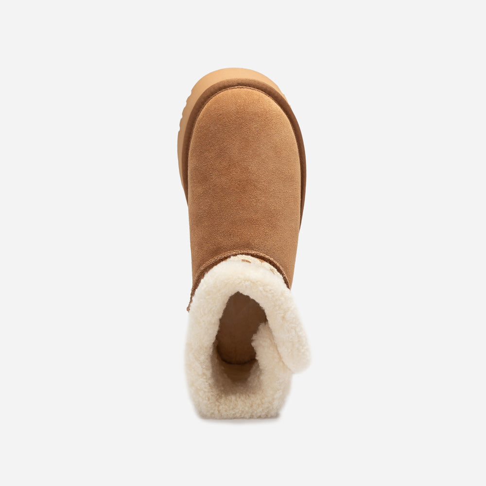 Ugg Bondi Matelasse Platform Shearling Mini Boot