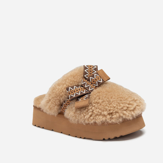 Ugg Cemila Shearling Platform Slipper