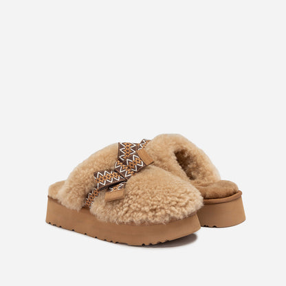 Ugg Cemila Shearling Platform Slipper