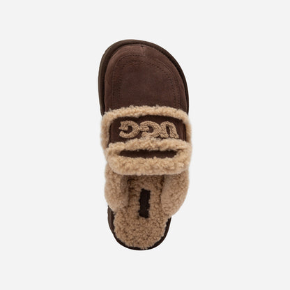 Ugg Violet Matelasse Shearling Platform Slipper