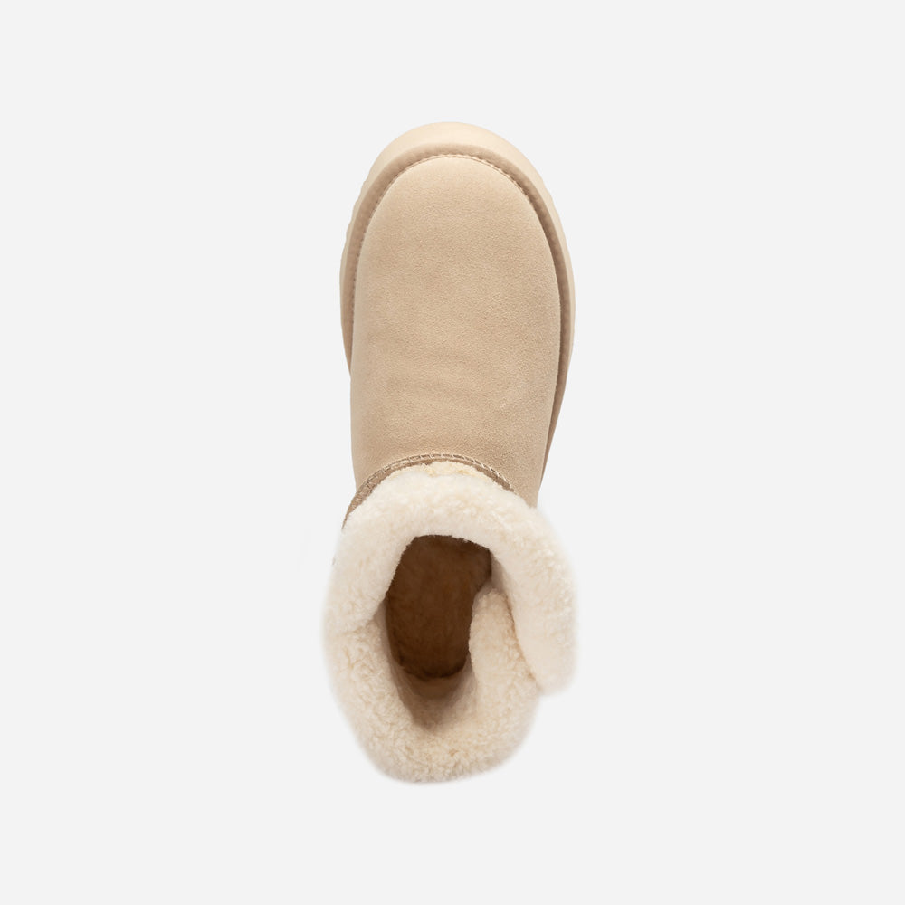 Ugg Bondi Matelasse Platform Shearling Mini Boot