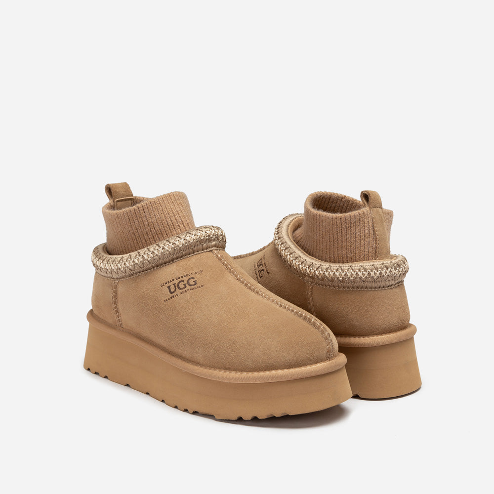 Ugg Sydney Knit Platform Slipper