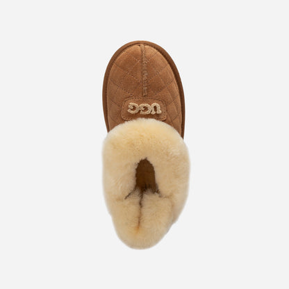 Ugg Coquette Matelasse Emb Logo Slipper( Detachable Feature)