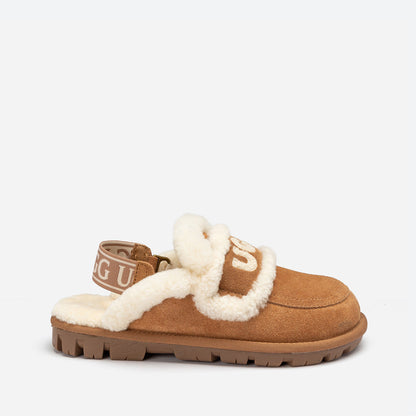 Ugg Violet Shearling Slipper (Elastic Logo) (Detachable Feature)