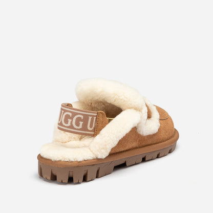 Ugg Violet Shearling Slipper (Elastic Logo) (Detachable Feature)