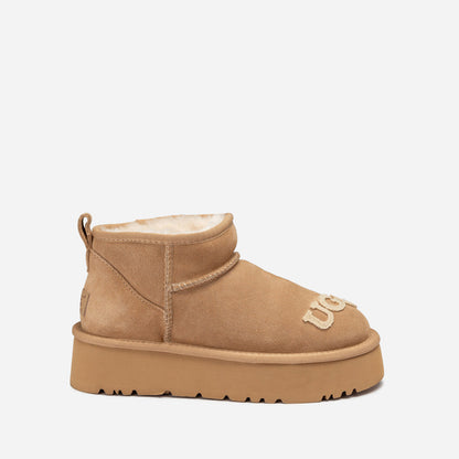 Ugg Classic Dana Emb Logo Platform Ultra Boot
