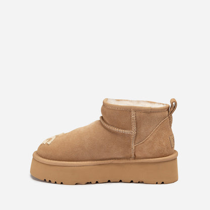 Ugg Classic Dana Emb Logo Platform Ultra Boot