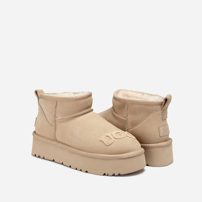 Ugg Classic Dana Emb Logo Platform Ultra Boot