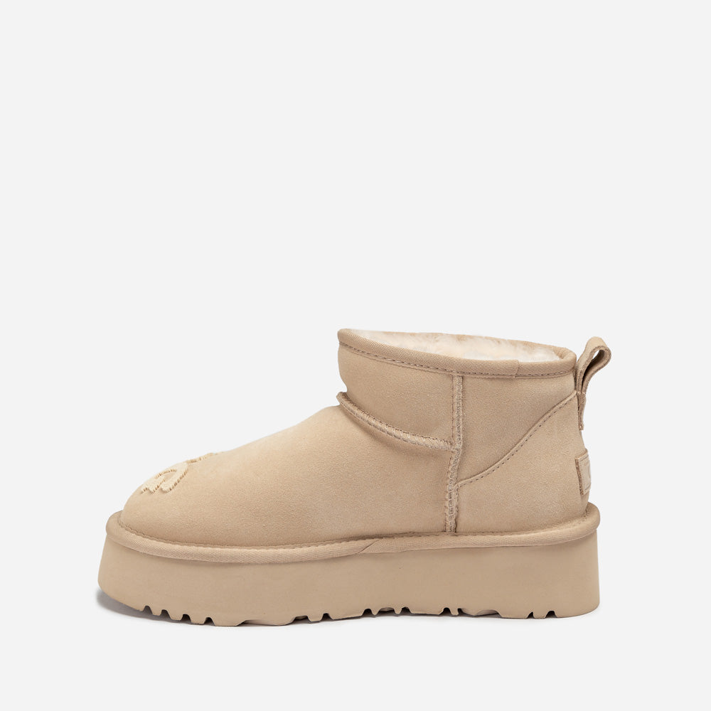 Ugg Classic Dana Emb Logo Platform Ultra Boot